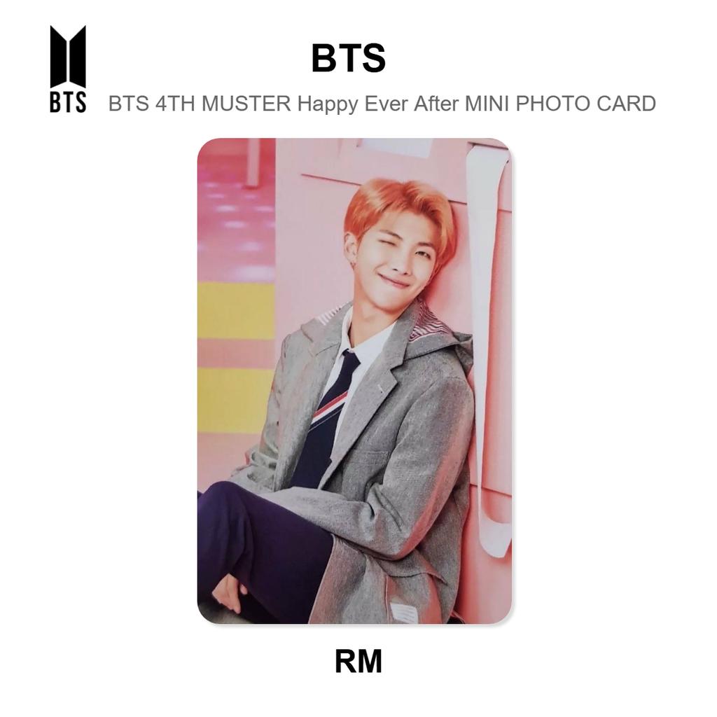 BTS BTS 4-Й МУСТЕР Happy Ever After МИНИ ФОТОКАРТОЧКА Официальная Фотокарточка