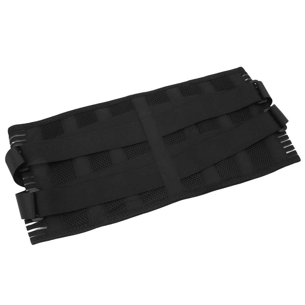 Back Braces for Lower Back Breathable Lumbar Support Belt with 6 Stays and 16 Hole Mesh for Waist Protection Men Women L