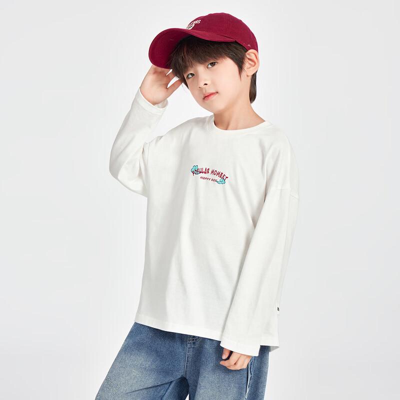 Duoduojia Boys' Auspicious Dragon New Chinese Style Long Sleeve T-Shirt