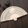Китайский складной веер, ручной винтажный танцевальный веер, портативный ретро-веер с выемкой для уличной фотографии в жаркое лето