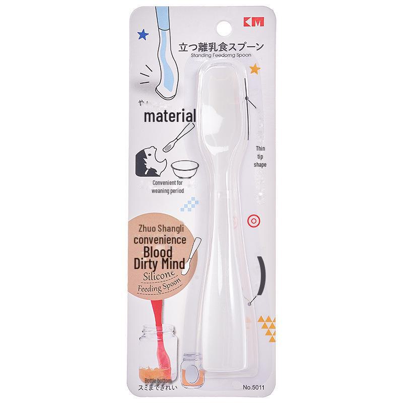 Японская мягкая резиновая антипригарная кухонная щетка и скребок KM.1124