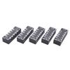 TB‑1505L Terminal Block 5 Positions 600V 15A Dual Row Screw Terminals Strip for Distribution Boxes Distribution Cabinets