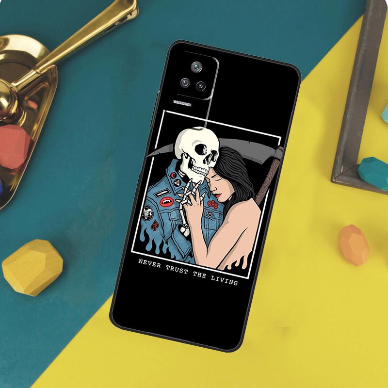 Чехол-череп Жнеца для Xiaomi 13T 14T 15T 14 15 Ultra 17 Pro Max POCO F8 Ultra X7 X5 X6 F5 F6 F7 Pro