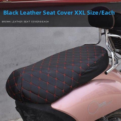 Electric Scooter Battery Car Motorcycle Seat Cushion Cover Anti-scratch Waterproof Thickened Seat Cover3dLeather Seat Cushion