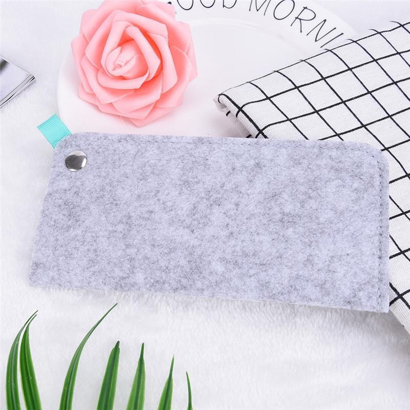 Очаровательный футляр для макияжа, мягкие фетровые очки, модные очки для чтения, сумки, удобная сумка для переноски, полезный квадратный футляр