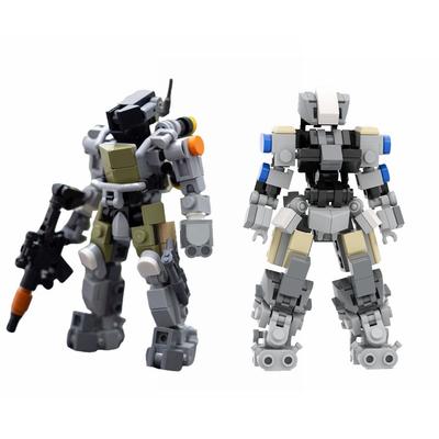 Мех Механизированный Морской Костюм Роботы Мехи Сборные Фигурки Идеи MOC Строительные Блоки Игрушки для Детей Детские Подарки Игрушечные Кирпичики