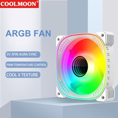 Вентилятор охлаждения 5V 3Pin ARGB ARGB Кулер для ЦП 12V 4PIN PWM ARGB Вентилятор охлаждения корпуса ПК Циклический зеркальный световой эффект для корпуса компьютера