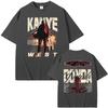 Rapper Kanye West Donda Double Sided Print T-shirts Men's Fashion T Shirts Summer Tshirt Men Hip Hop Vintage Oversized T Shirts