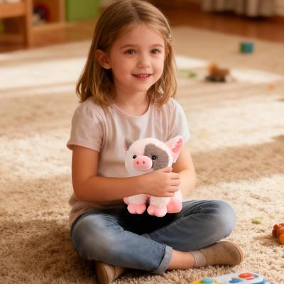 Мягкие игрушки 8 дюймов Милая свинка Игрушка Обнимаемое животное Подушка-плед Плюшевые мультяшные игрушки для мальчиков и девочек Подарки на день рождения