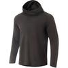 Li Ning Basketball Series Sports Casual Simple Solid Color Hooded Long Sleeve T-Shirt Men Tops Black Brown ATLV007-1