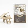 3D Деревянный Пазл TG402 Рояль с Японскими Инструкциями Tsukurundesu®