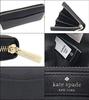 Kate Spade Длинный кошелек WLR00392 Черный Кожа Layla Большой Континентальный Кошелек на Круговой Молнии [Kate Spade] Женский [Аутлет] [Бренд] [Товар]