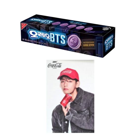2026 BTS × OREO Вкус Хотток 100г Корейское Ограниченное Издание Печенье-Закуска | K-POP Коллаборация