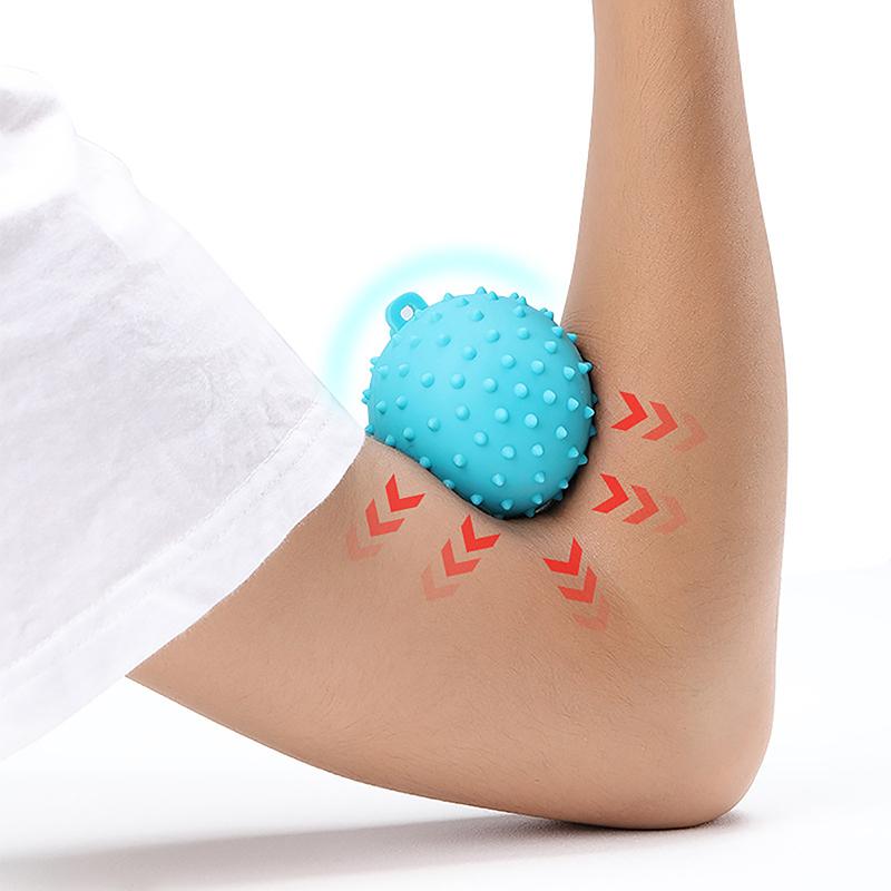 Силиконовый круглый мяч для расслабления мышц рук, реабилитационный тренировочный мяч, силиконовое устройство для захвата, силиконовый массажный мяч