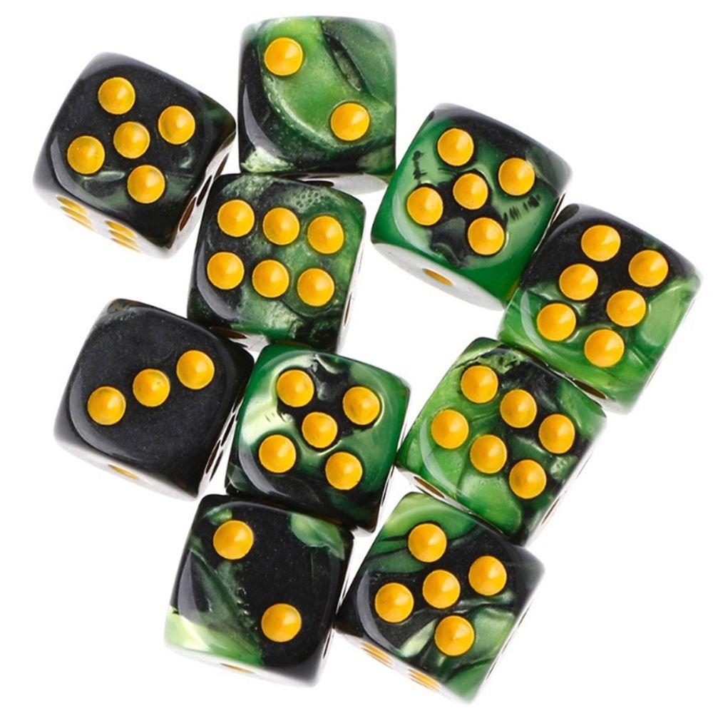 Round Corner Family Party Game Dice Number Polyhedral Dice Dice Set Table Game Digital Game Dices