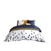 Housse De Couette + 2 Taies - Bandol - 240 X 260 Cm - 100% Coton - Oeko-Tex®