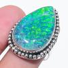 Синий Триплет Опал Драгоценный камень 925 Стерлинговое Серебро Ювелирное Кольцо Размер 8