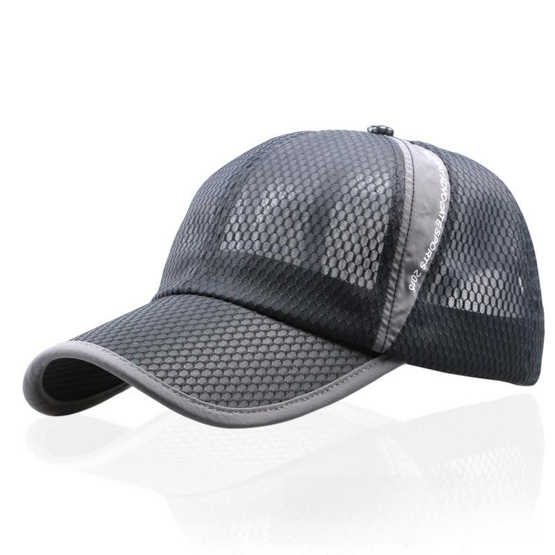 Summer Breathable Mesh Cap For Men And Women With Wide Brim And Adjustable Fit By