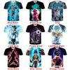 Vibrant 3d Print Dragon Ball Z Vegeta Goku Super Saiyan T-shirts For Anime Fans