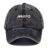 Musto Performance Индивидуальная винтажная стираная хлопковая бейсболка Унисекс Винтажная старая школа Мягкий верх Регулируемая Регулируемая кепка Snapback Для активного отдыха