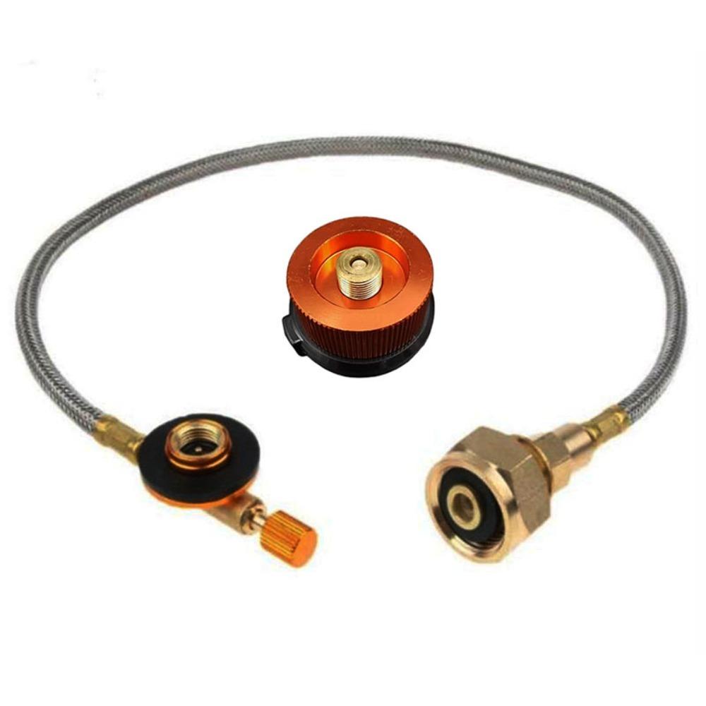 Russian Outdoor Camping Gas Stove Propane Refill Adapter Tank Coupler Adaptor Gas Charging Accessories