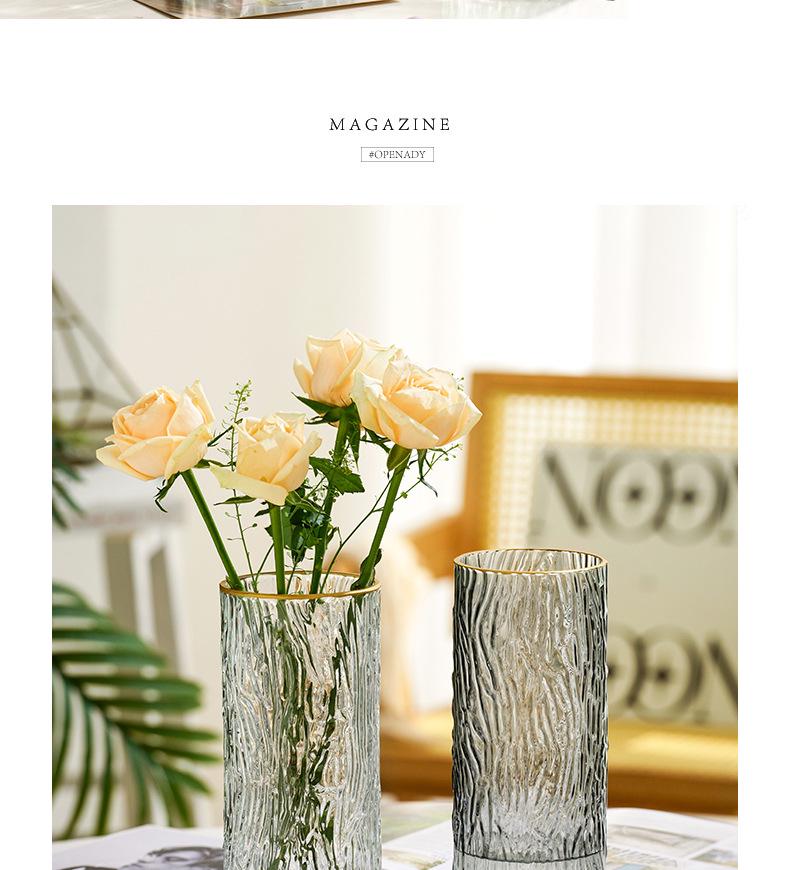 Минималистичная прозрачная стеклянная ваза для гидропонных цветов - Элегантный декор для дома и спальни