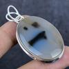 Russian Dendritic Gemstone Handmade 925 Sterling Silver Pendant 2.25" y2z22