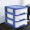 Desktop Storage Drawer Storage Box Large Capacity 3-Layer Design Stackable Drawers
