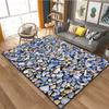 Pebble Pathway Rug: Natural Stone Look for Zen Interiors | Outdoor-Inspired Flooring Anti slip carpet can be machine washed