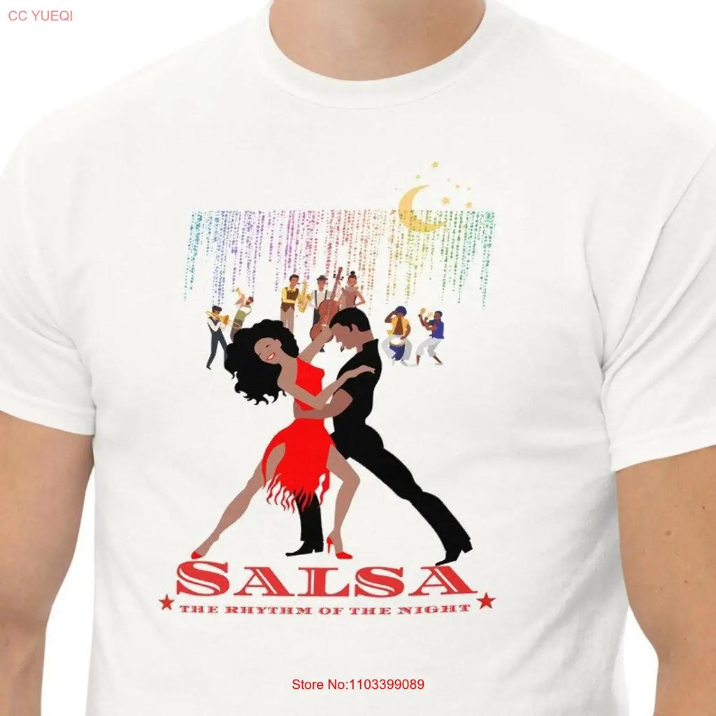 Salsa T Shirt Latin Dancer Fun Dance Ballroom Vintage Stylish Soft Slightly Designer Clothes Top For Everyday Wear Homme