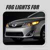 Комплект противотуманных фар для бампера и фар Toyota Camry 2012-2014