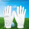 Micro Fiber Men's Sports Golf Glove Breathable Golf Gloves Ultra-fiber Cloth Golfing Glove Male
