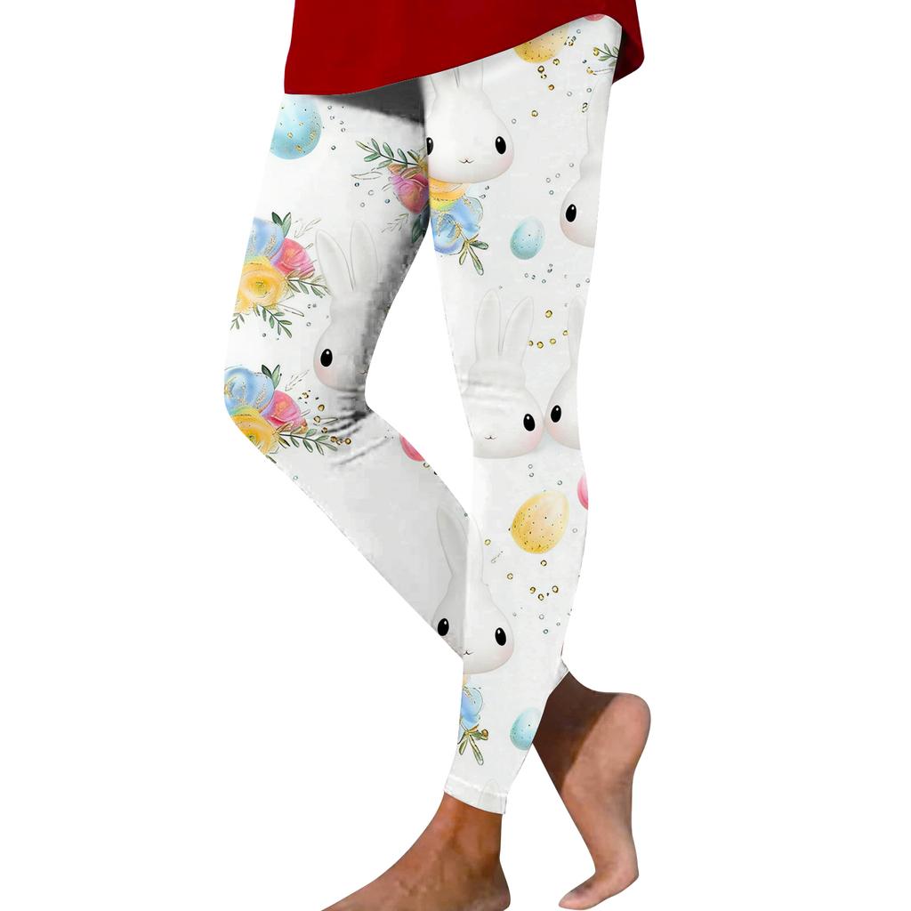 Женские повседневные модные уличные рождественские облегающие эластичные брюки для йоги, укороченные брюки