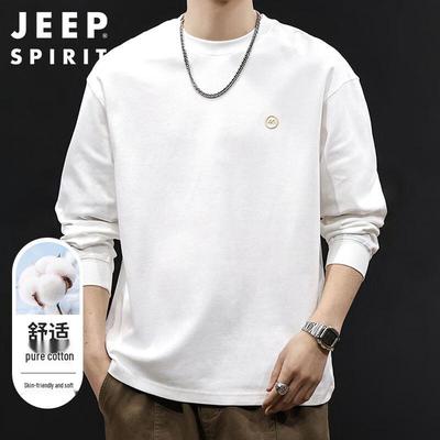 Мужская футболка с длинным рукавом и круглым вырезом JEEP SPIRIT