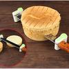 2017 2 Pieces / Set 5 Layers Cut Bread Knife Bread Cutter Food-Grade Plastic Cake Bread Cutter