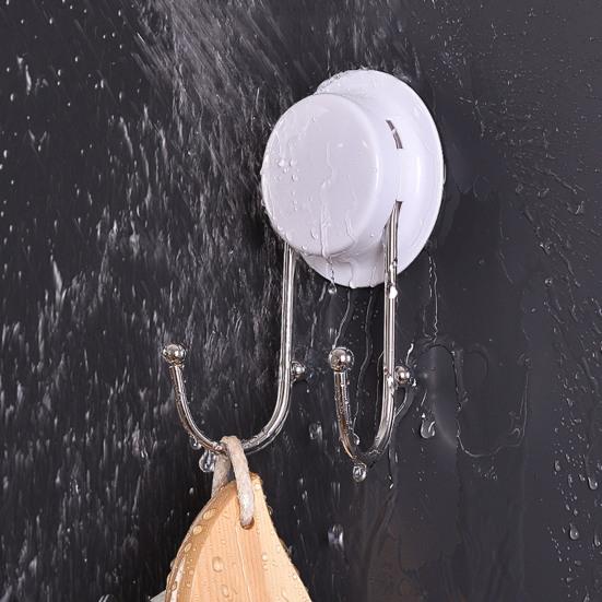 1/4 шт. крючки на присосках для ванной комнаты прочные несущие водонепроницаемые простая установка без сверления вешалка для полотенец для хранения