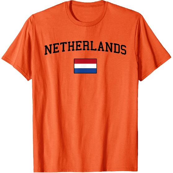 Dutch Flag Men Kids Netherlands T-Shirt