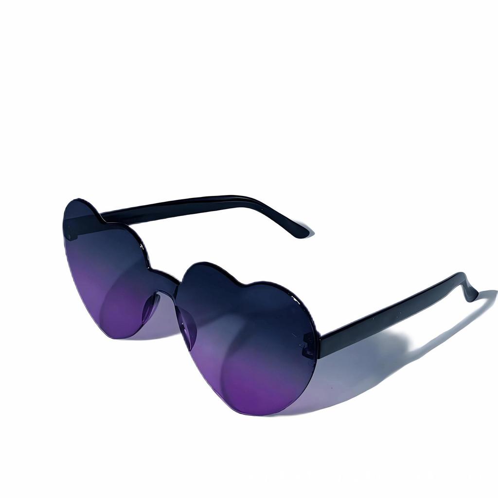 Модные солнцезащитные очки в форме сердца в европейско-американском стиле для женщин - Маскарадная вечеринка и забавные очки