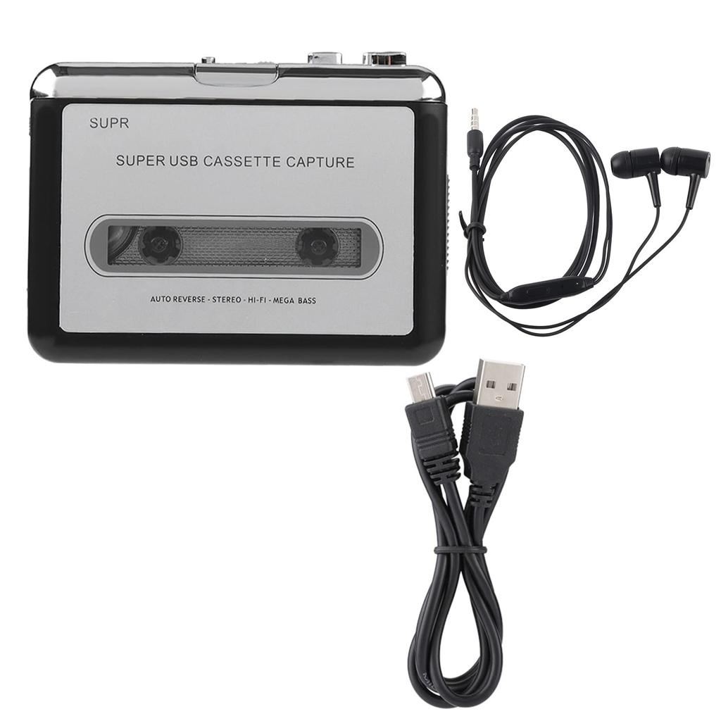 Tape To PC Cassette Recorder MP3 CD Capture Old Tape Digital Audio Music Player Converter,