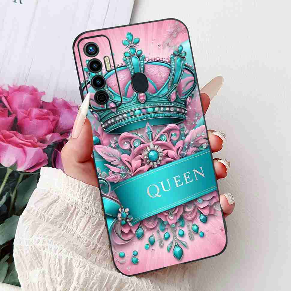 Cute Cat Cover For Tecno Camon 17 Case CG6 CG6j Silicone Soft Protection Shell For Tecno Camon 17 Camon17 Back Cover Casing 6.6"