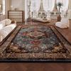 Retro Persian American Carpet Large Area Living Room Decoration Home Ethnic Style Bedroom Rug Cloakroom Lounge Soft Mat Washable