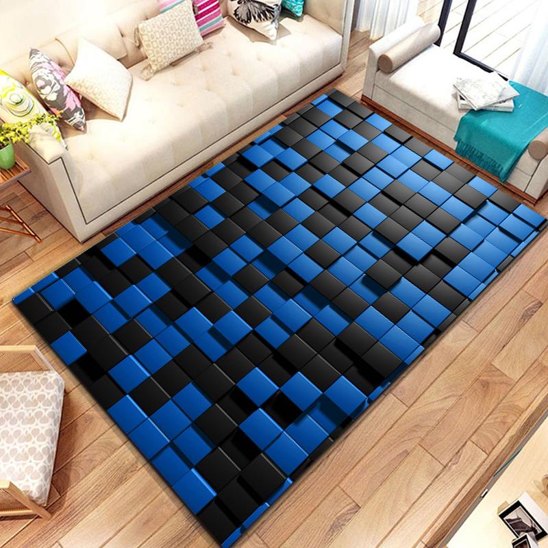 15 Sizes 3d DropSum Colours Pattern Rug for Living Room Area Carpet Bathroom Mat Creative Doormat Bedroom Mat Home Decor