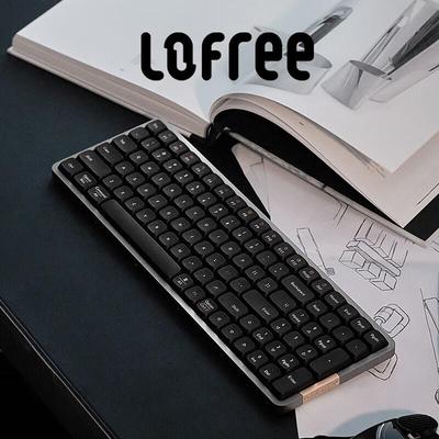 Механическая клавиатура LOFREE OE919 с низким профилем и двумя режимами работы, 100 клавиш.