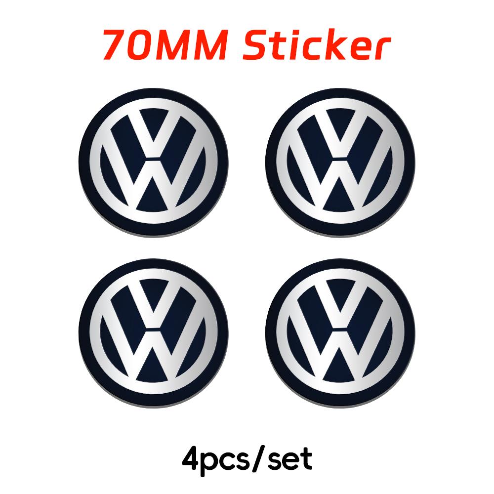 Для VW Volkswagen Jetta MK5 Golf 4 шт. Для Volkswagen VW 70 мм 80 мм 90 мм 100 мм 120 мм Автомобильный значок Колпачки на центр колеса Наклейка Значок