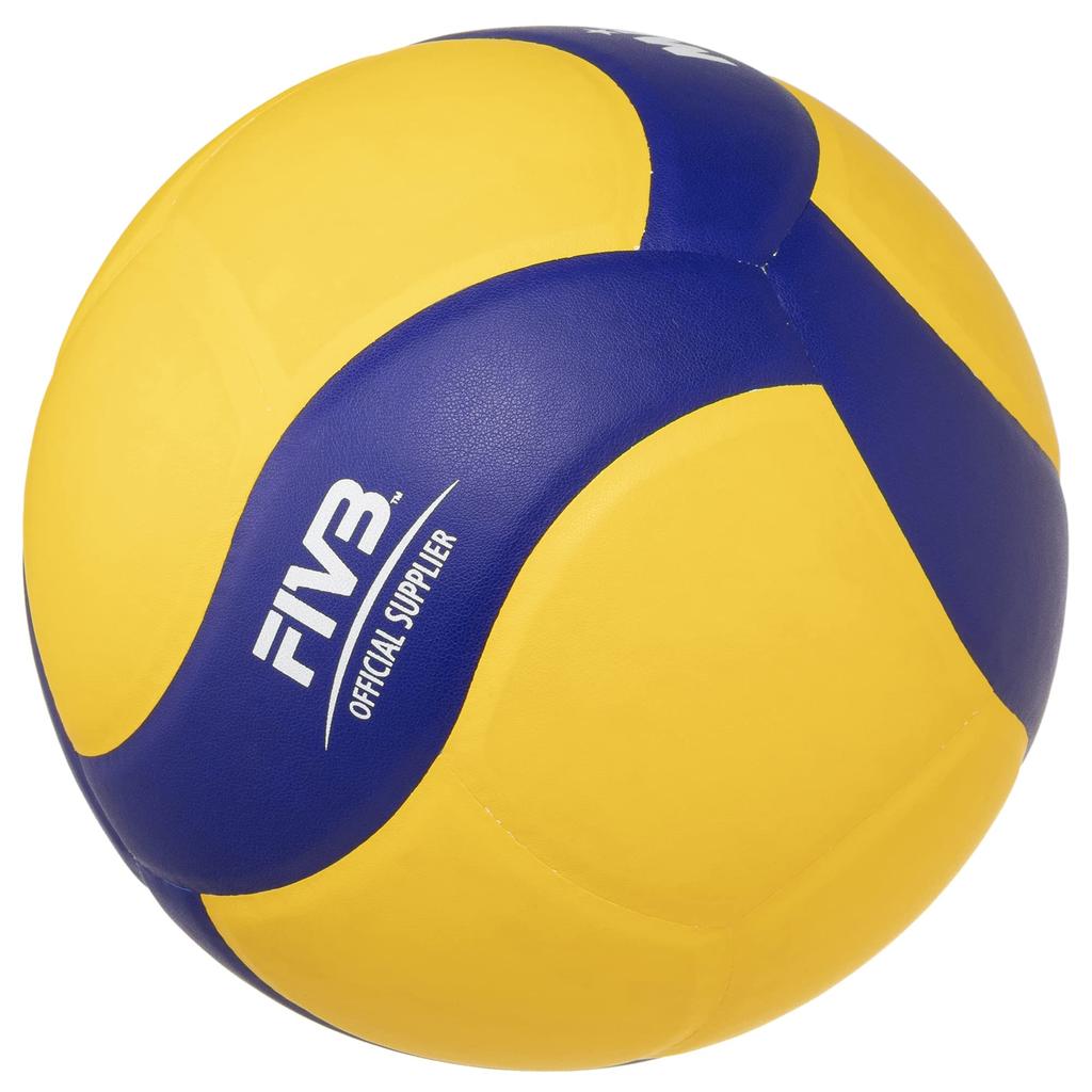 MIKASA Volleyball with Size for Junior High School Students and Recommended Internal Pressure Bells, 4, Women, Yellow/Blue, V430W-BL, 0.3 (kgf/cm2)