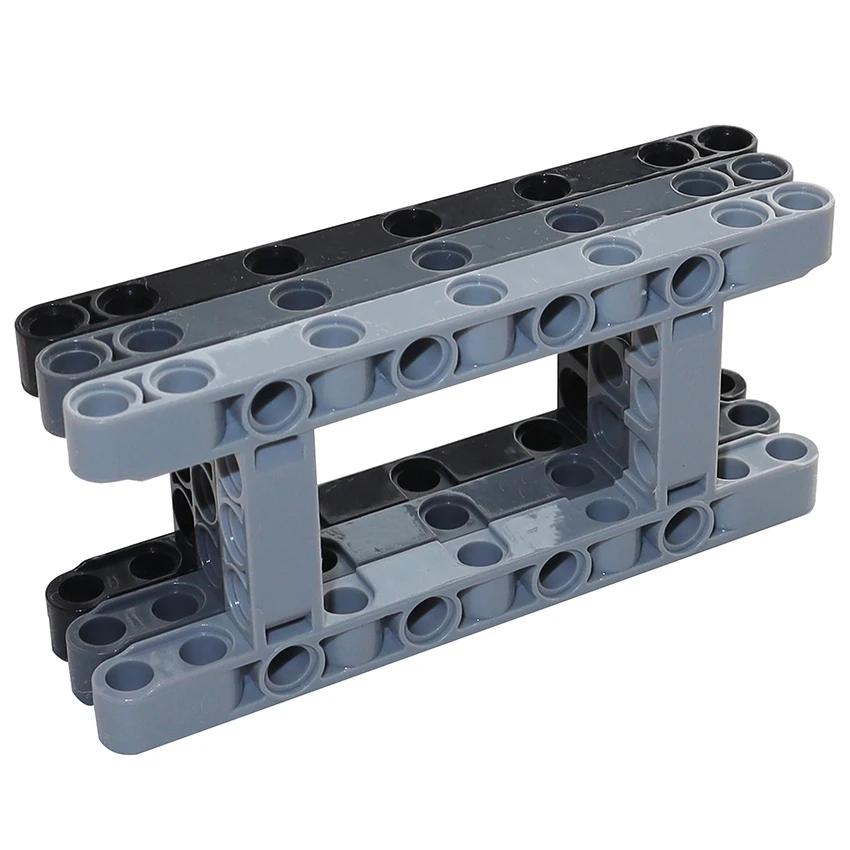 MOC Technical Parts Liftarm Modified Frame Thick 5x11 5x7 Beam 64178 64179 H-Shape Thick 3x5 14720 DIY Building Blocks Bricks