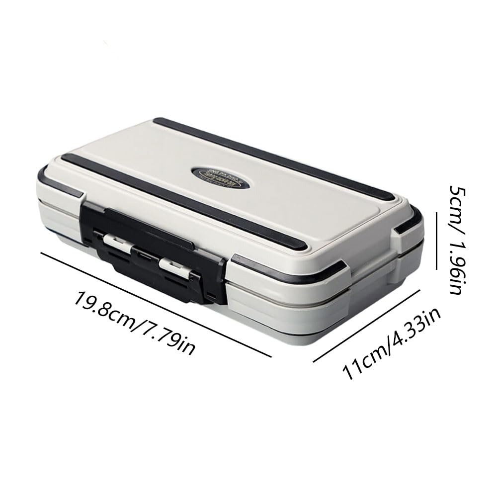 Lure Box 2 Piece Set Double Sided Waterproof Fishing Tackle