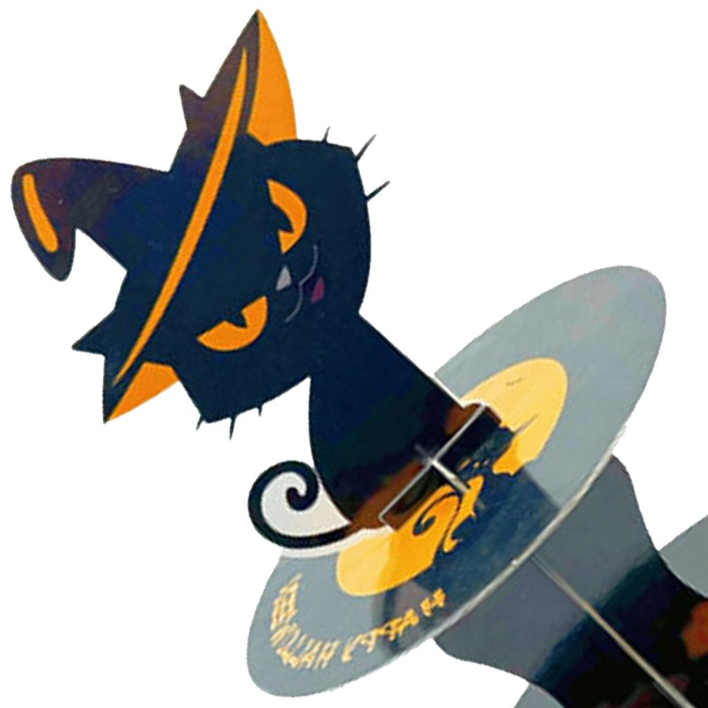 Многоярусная бумажная подставка для десертов на тему Хэллоуина для жуткого украшения стола для вечеринки и демонстрации сладких угощений