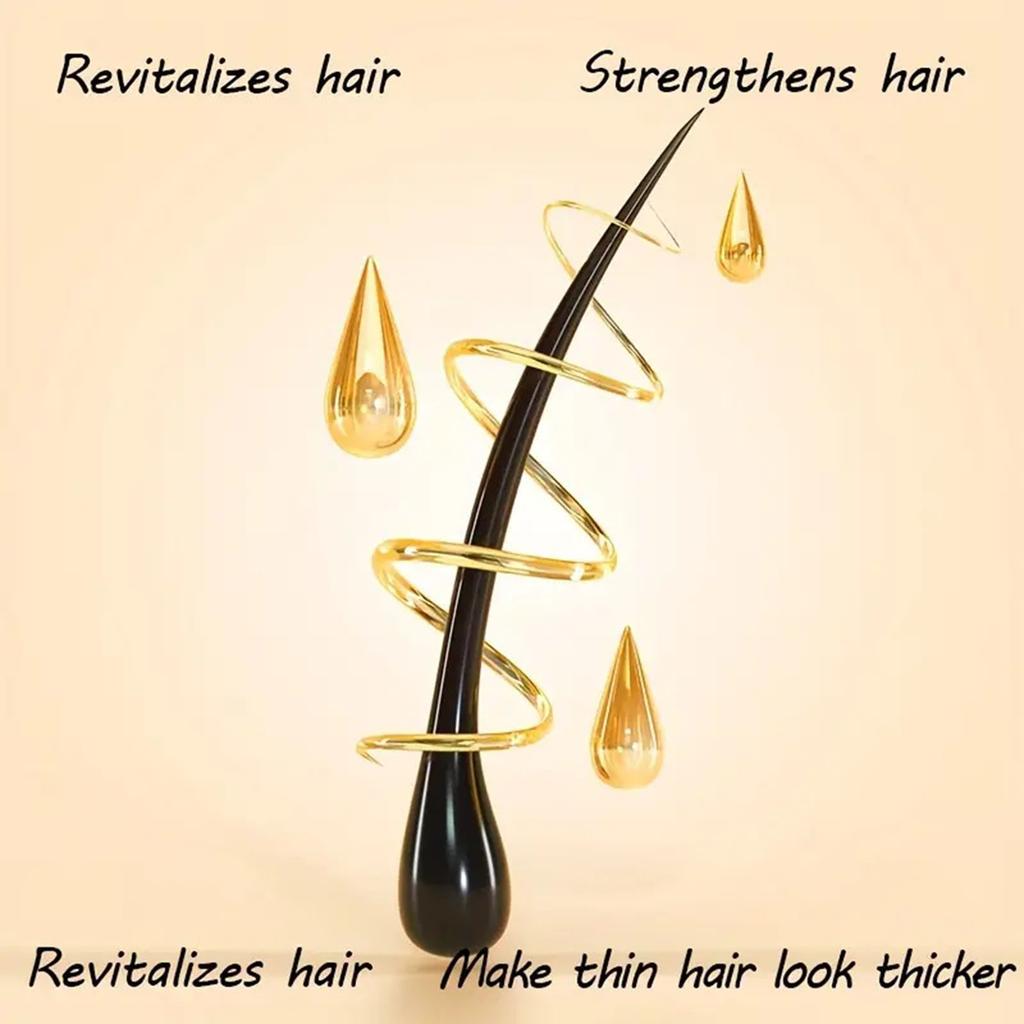 Масло для ухода за волосами с биотином утолщает и укрепляет волосы, восстанавливает волосы, предотвращает выпадение волос из-за сухости, химической завивки и окрашивания 30 мл
