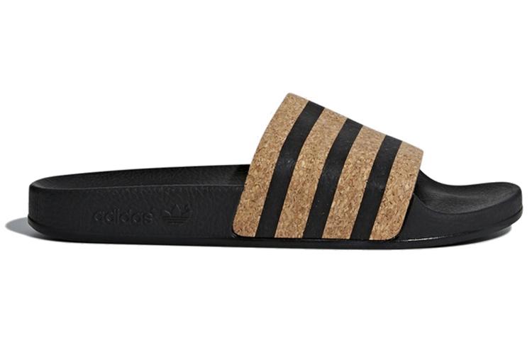 adidas Женские Adilette 'Black Cork' Женские CQ2237